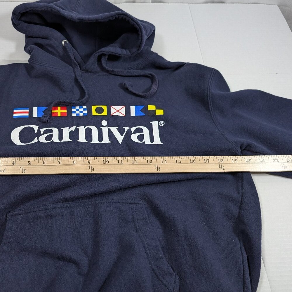 Carnival Cruise Line Navy Blue Hoodie Men's Medium - Picture 3 of 4